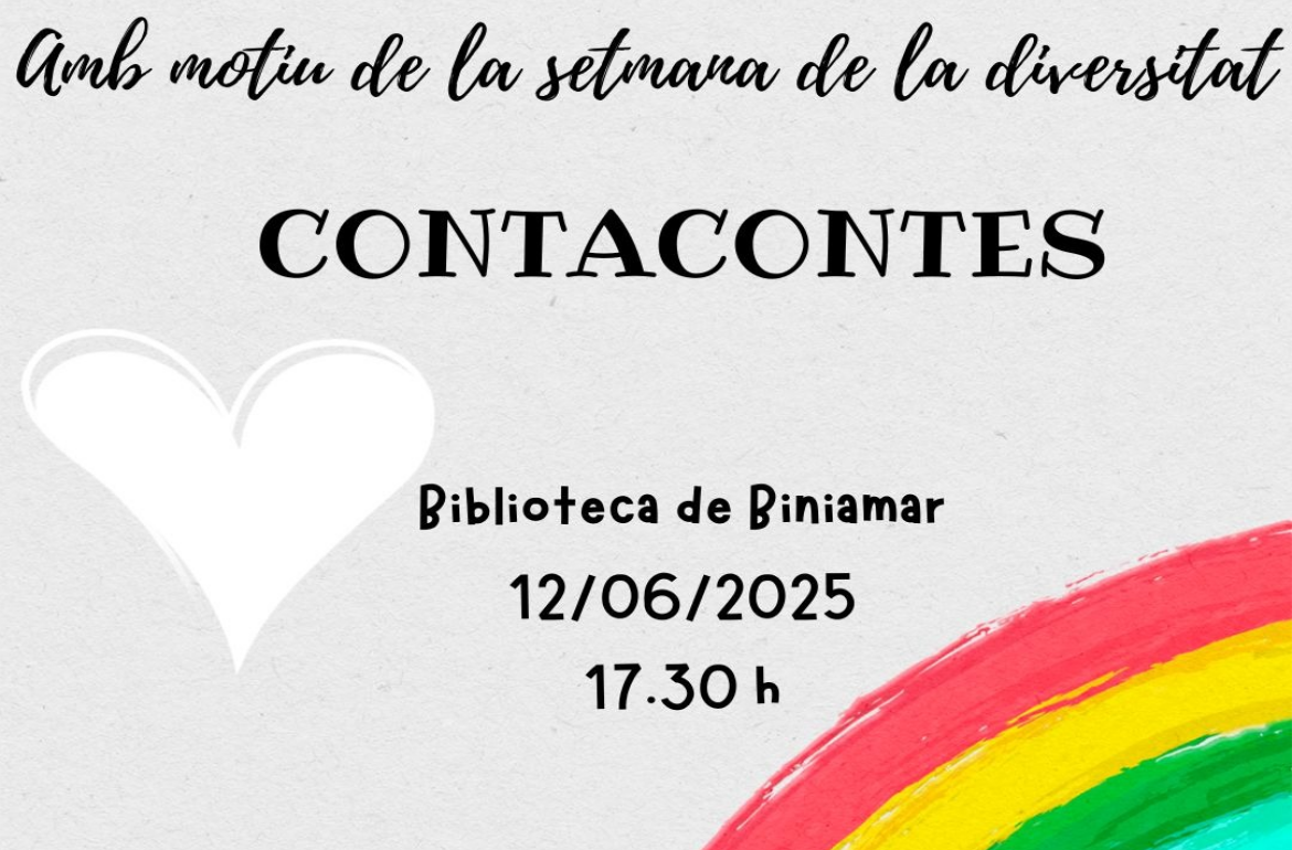 Portada Contacontes a la biblioteca de Biniamar