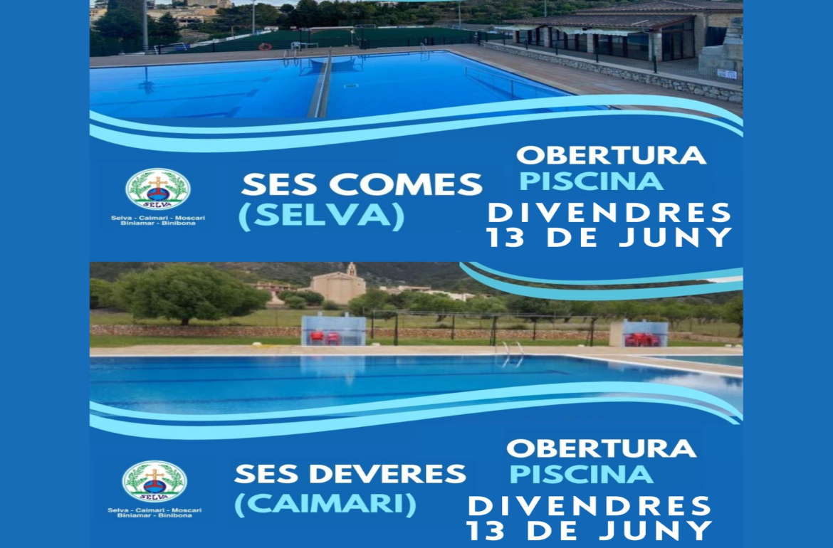 Portada Piscines de Selva i Caimari