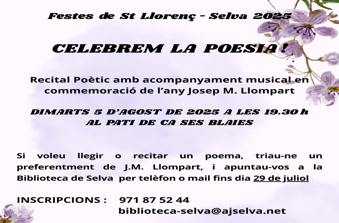 Portada Celebrem la poesia 2025