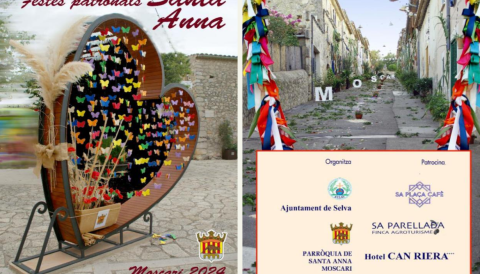 Portada Festes patronals de Santa Anna - Moscari 2024