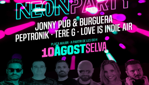 Portada Neon Party - Selva