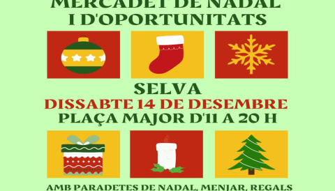 Portada Mercadet de Nadal i d'oportunitats a Selva