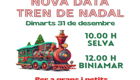 Portada Tren de Nadal - Nova data