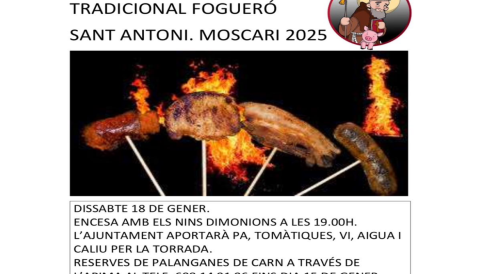 Portada Tradicional Fogueró Sant Antoni