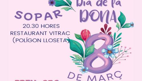 Portada Sopar Dia de la Dona