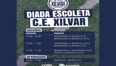 Portada Diada Escoleta C.E. Xilvar