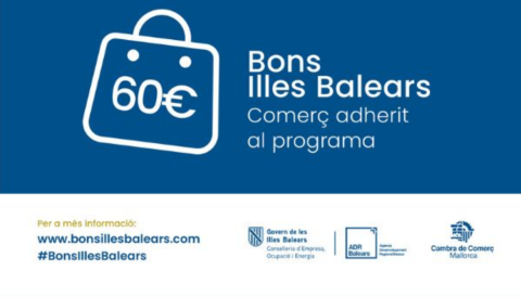 Portada Nova convocatòria del programa Balears Bons de Comerç!