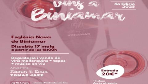 Portada Vins a Biniamar 2025
