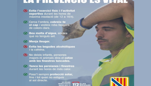 Portada La calor pot ser mortal, la prevenció és vital