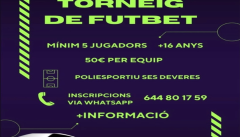 Portada Torneig de futbet