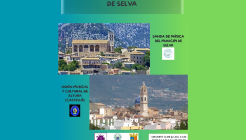 Portada 6è Festival de bandes de música de Selva