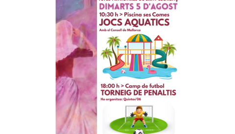 Portada Jocs aquatics i torneig de penaltis