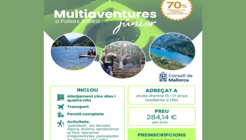 Portada Multiaventures júnior a Pallars Sobirà