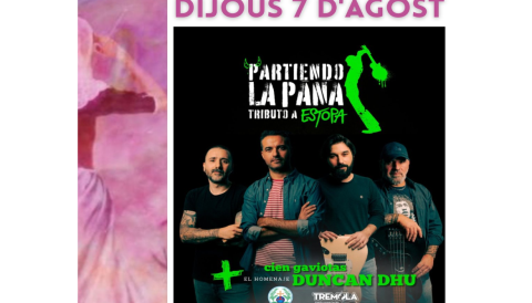 Portada Nit de tapes + Partiendo la Pana - Festes Patronals de Sant Llorenç 2025