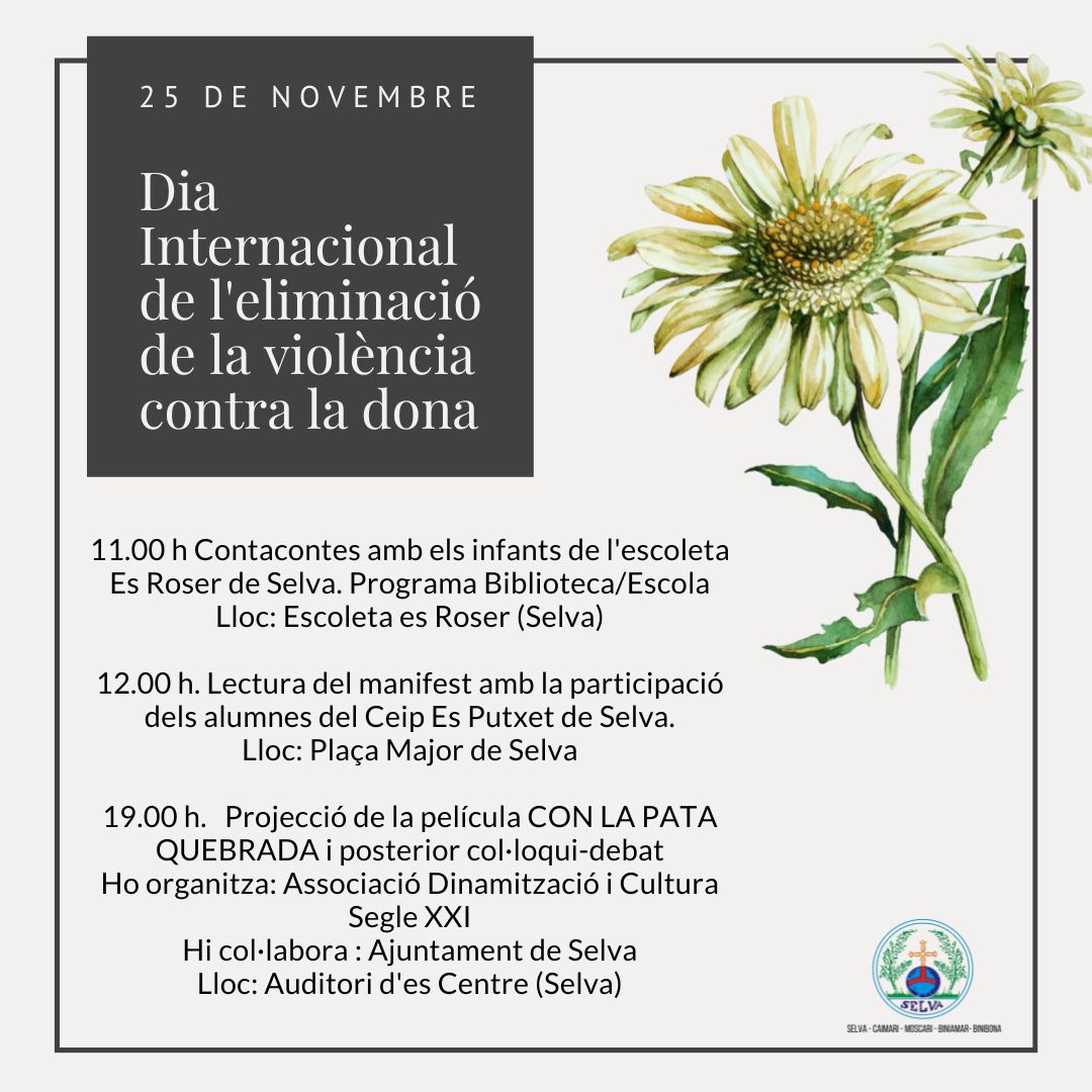 25N - Dia Internacional de l'eliminació de la violència contra la dona