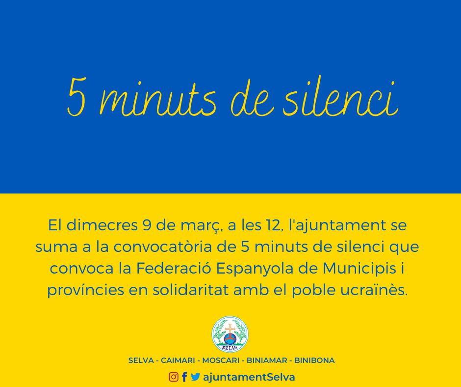 5 minuts silenci Ucraïna