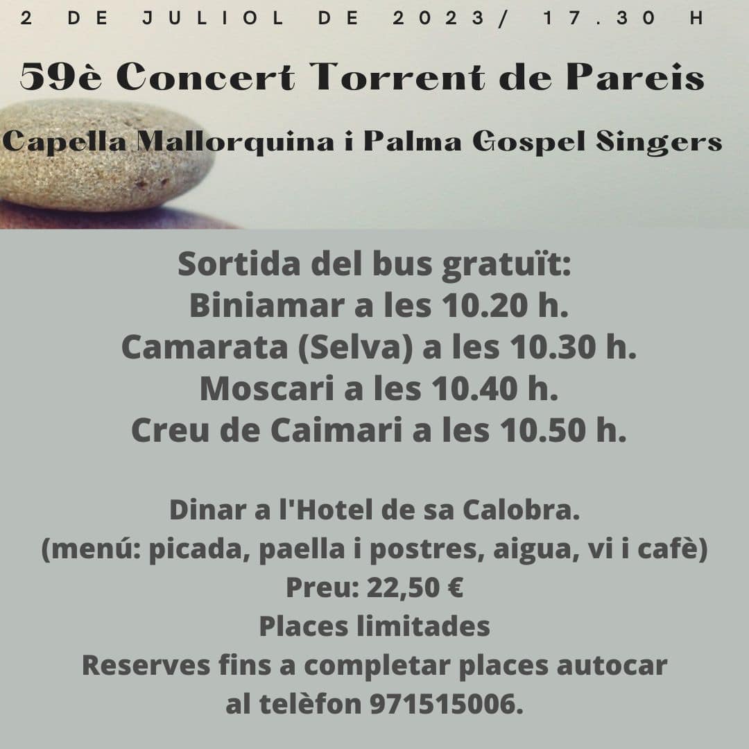 59è Concert Torrent de Pareis (2)