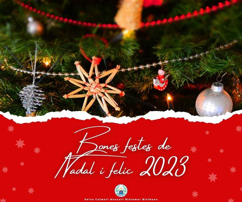 Bones festes de Nadal i feliç 2023
