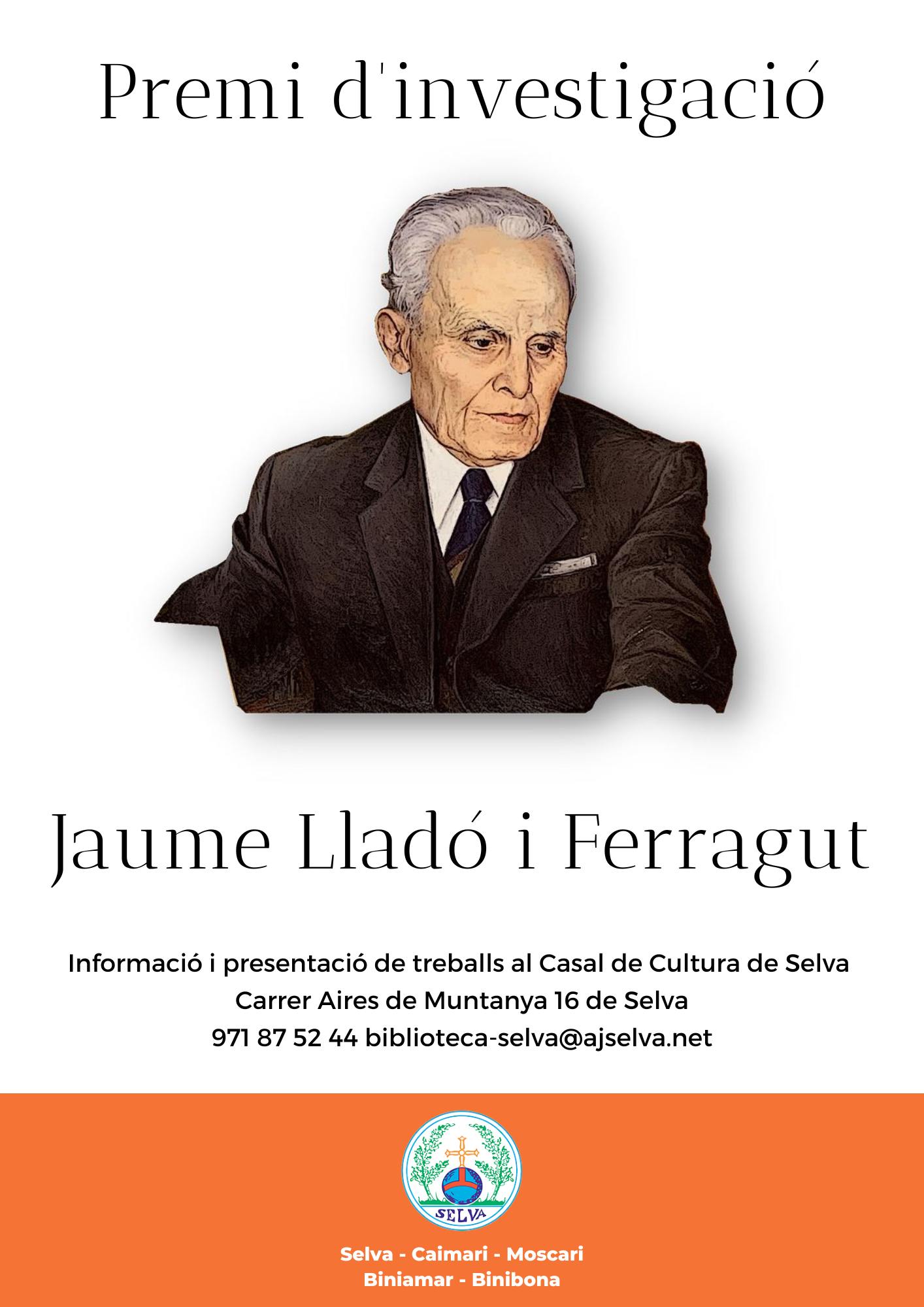 Premi d'investigació Jaume Lladó i Ferragut - Edició 2023