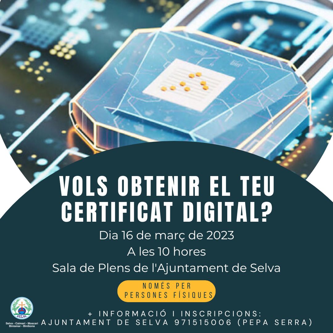 Vols obtenir el teu Certificat Digital