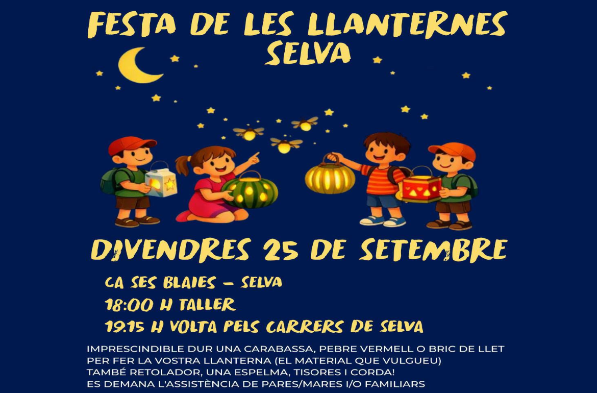 Portada Festa de les llanternes - Selva 2026