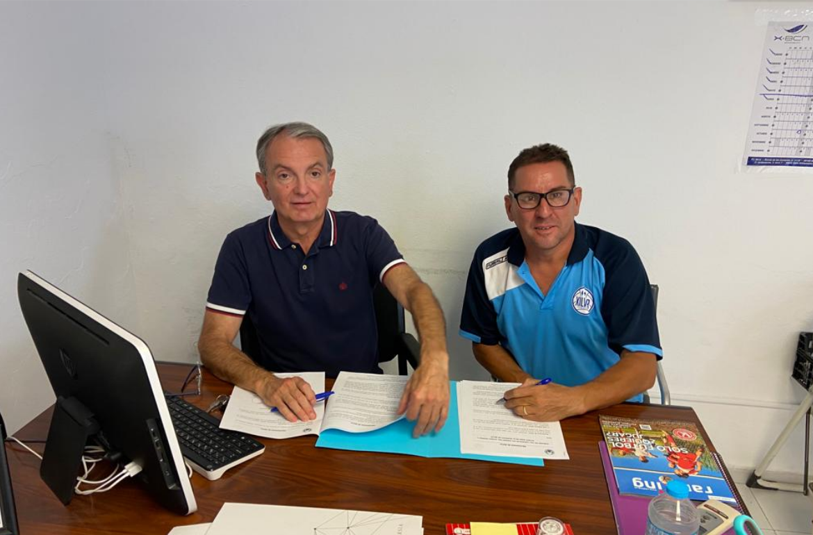 Portada S'ha signat el conveni de col·laboració anual entre el club i l'ajuntament