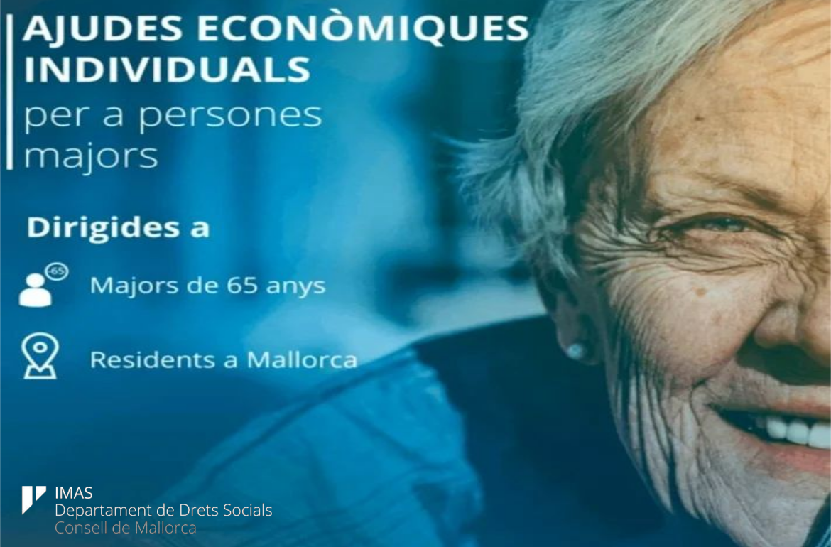 Portada Ajudes econòmiques individuals a persones majors de l'Institut Mallorquí d'afers socials per a l'any 2022