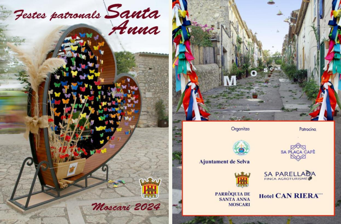 Portada Festes patronals de Santa Anna - Moscari 2024