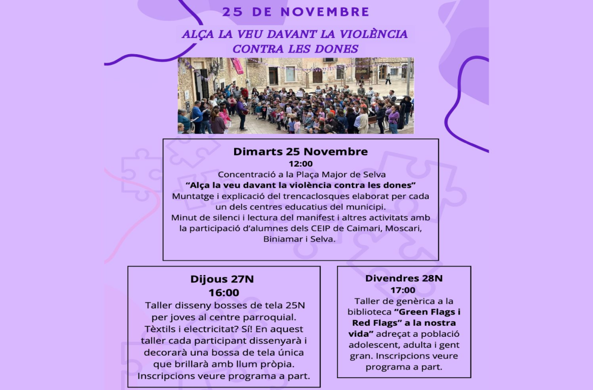 Portada Alça la veu davant la violència contra les dones