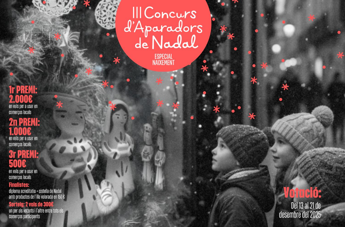 Portada III Concurs d'Aparadors de Nadal «Especial Naixement»