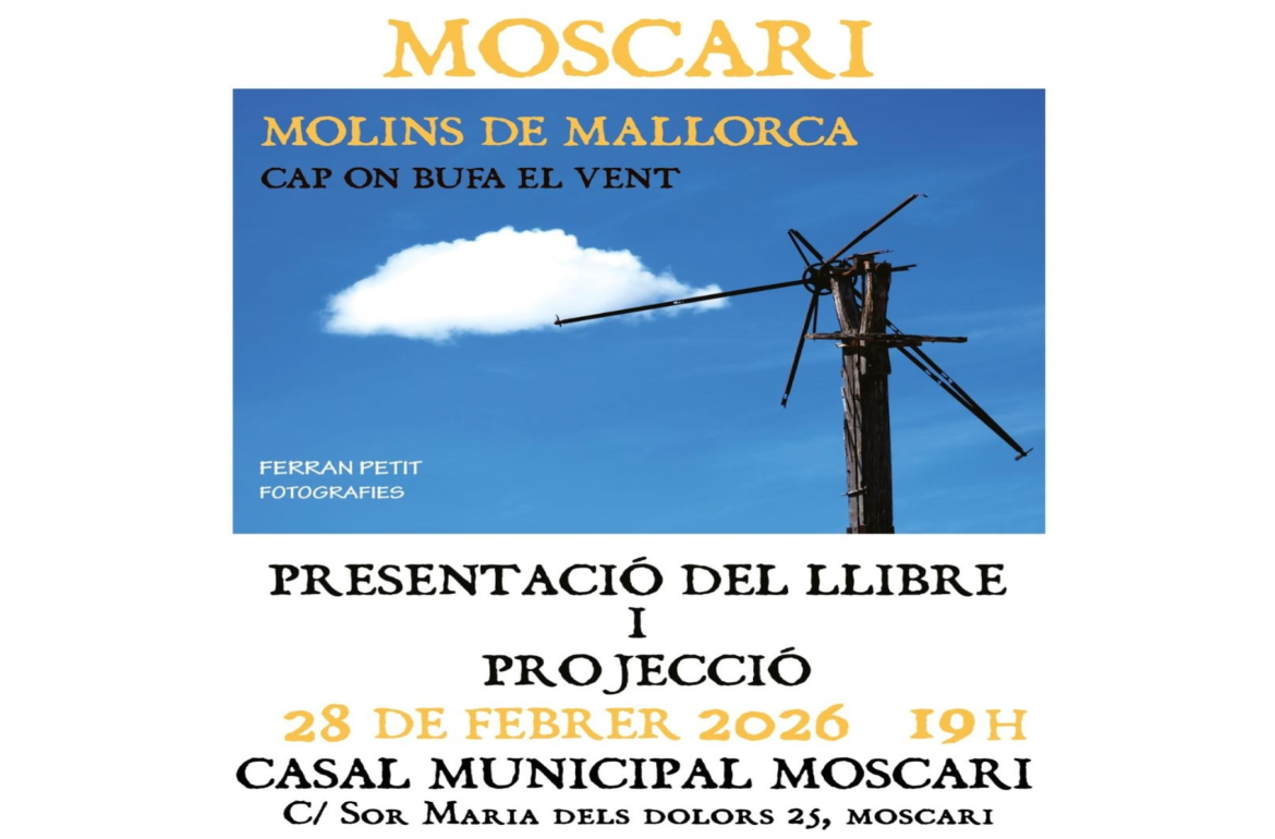 Portada Molins de Mallorca - Cap on bufa el vent