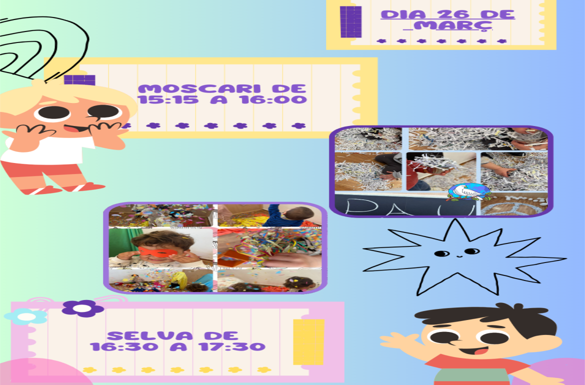 Portada Portes obertes Escoleta de Selva i Moscari