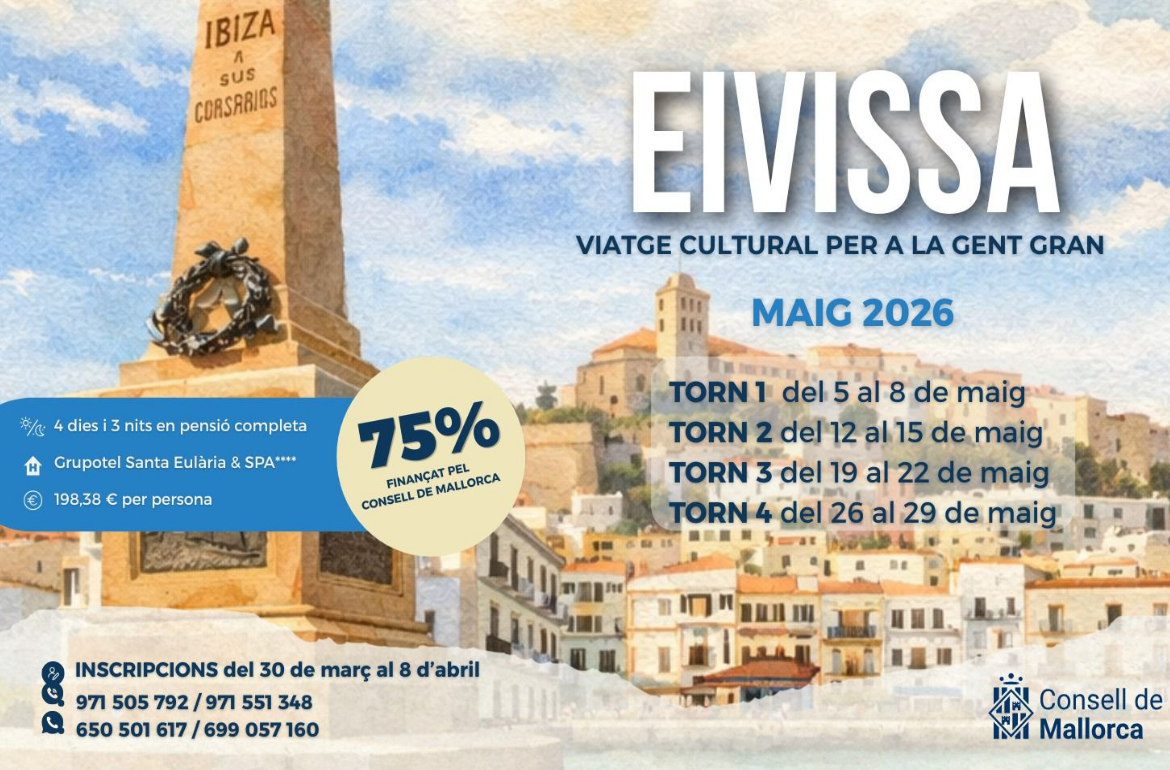 Portada Viatja amb el Consell a Eivissa i Formentera
