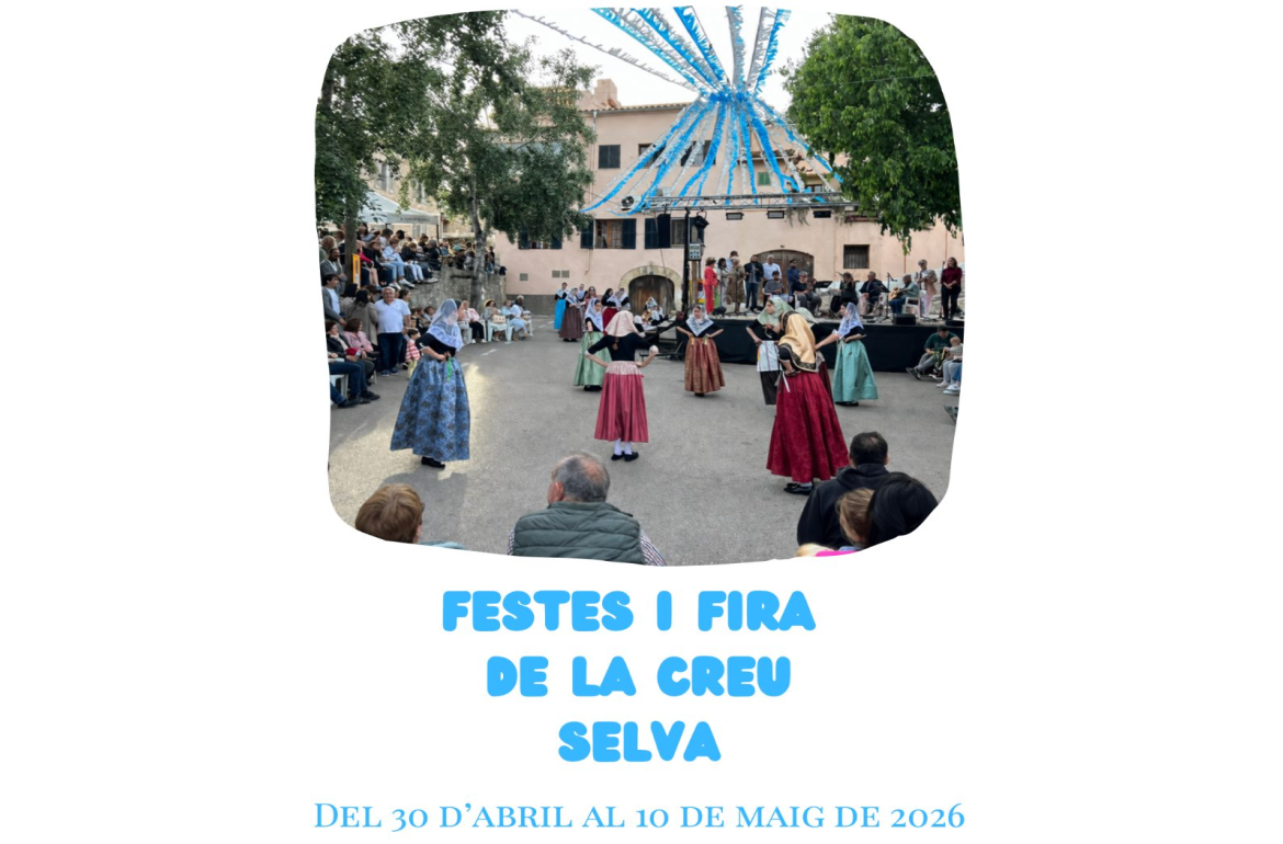 Portada Festes i Fira de la Creu- Selva del 30 d'abril al 10 de maig de 2026