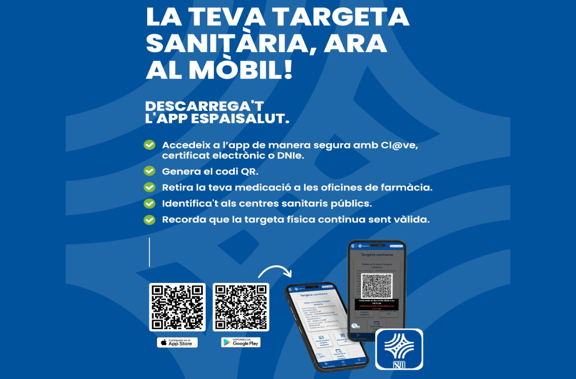 Portada La teva Targeta Sanitària, ara al mòbil!