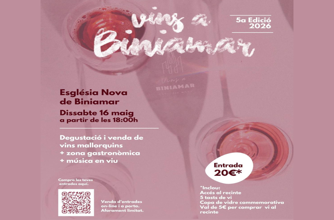 Portada Vins a Biniamar 5a Edició 2026