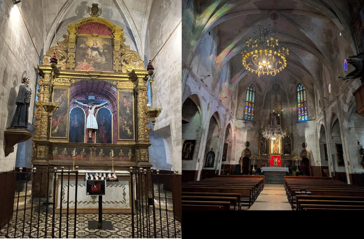 Portada Restauració del retaule del Sant Crist de l'església parroquial de Sant Llorenç de Selva