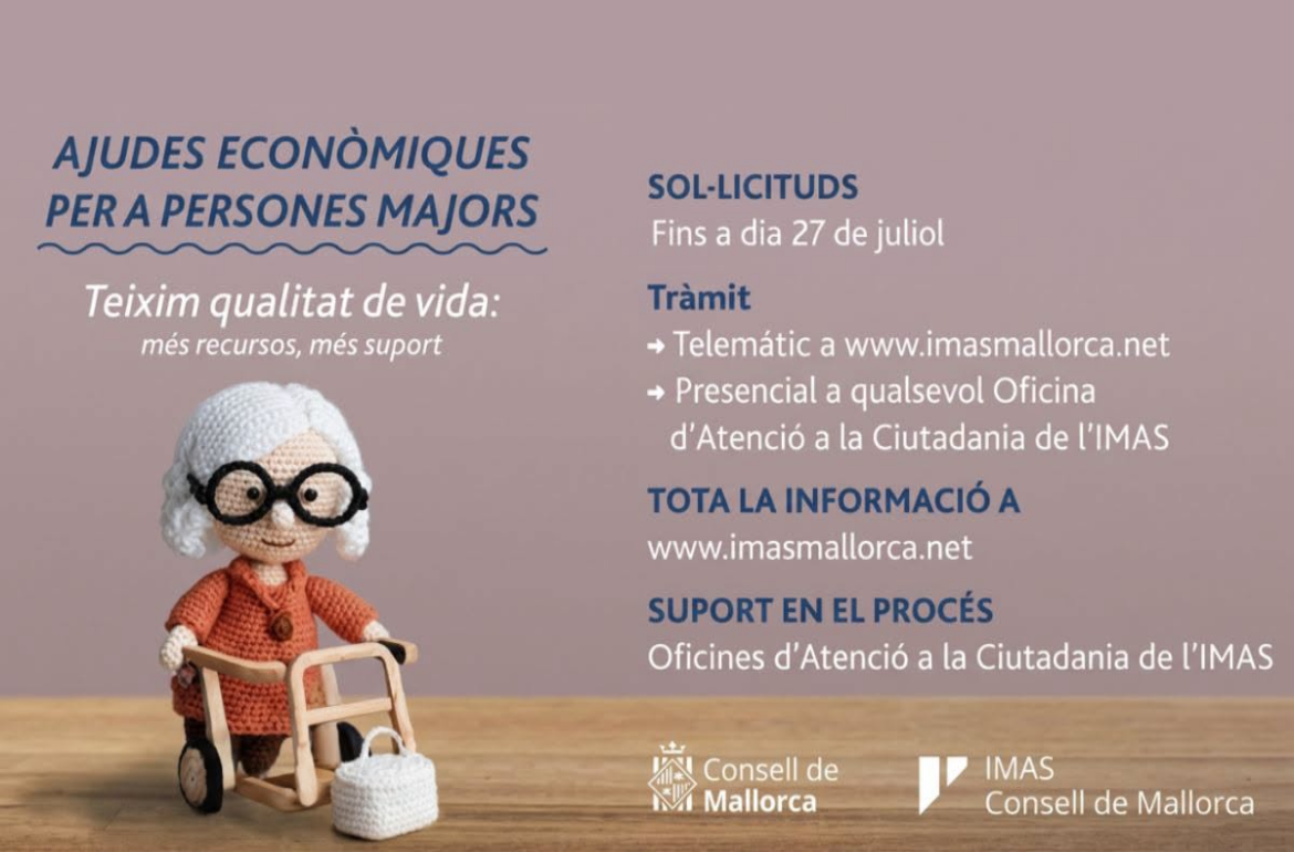 Portada Ajudes econòmiques per a persones majors - Any 2026