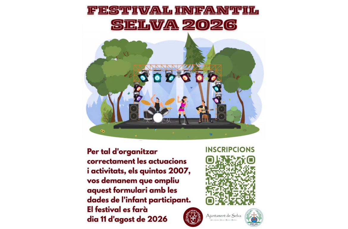 Portada Festival infantil Selva 2026