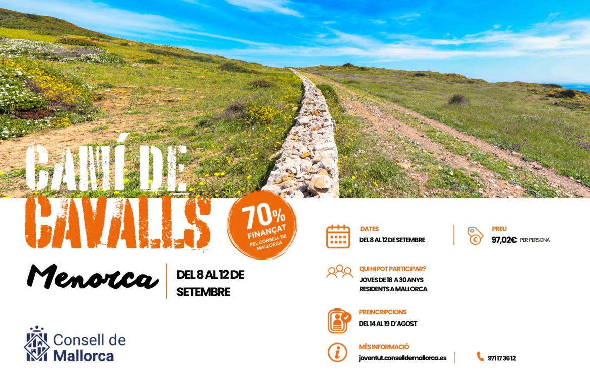 Portada Descobreix el Camí de Cavalls amb el Consell de Mallorca