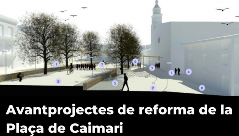 Portada Projecte reforma de la Plaça de Caimari