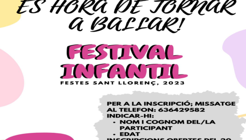 Portada Festival Infantil