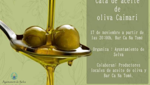 Portada Tast d'oli d'oliva Caimari - XXVI Fira de s'Oliva de Caimari