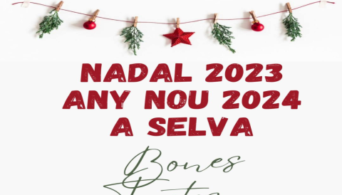 Portada Nadal 2023 i Any Nou 2024 a Selva
