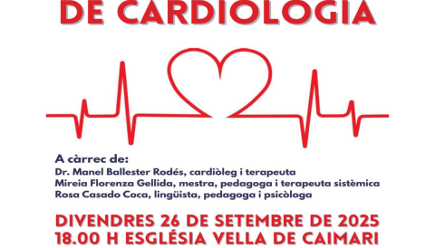 Portada Conferència de cardiologia a Caimari
