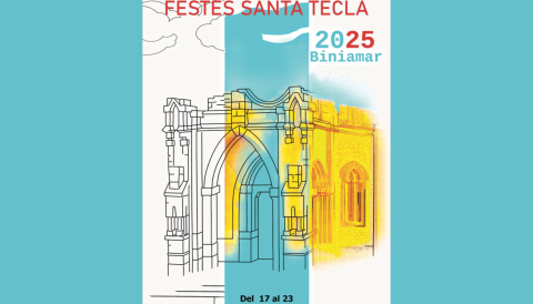 Portada Festes Santa Tecla de Biniamar 2025