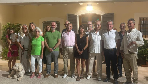 Portada Inauguració i obertura de l'Exposició de la XXX Trobada de Pintors a Moscari 2025 celebrada durant les Festes Patronals de Santa Anna