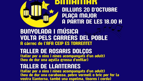 Portada Nit de les llanternes a Biniamar 2025