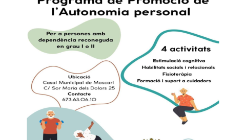 Portada Programa de Promoció de l'Autonomia personal