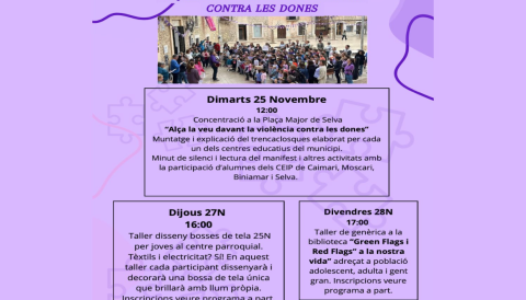 Portada Alça la veu davant la violència contra les dones